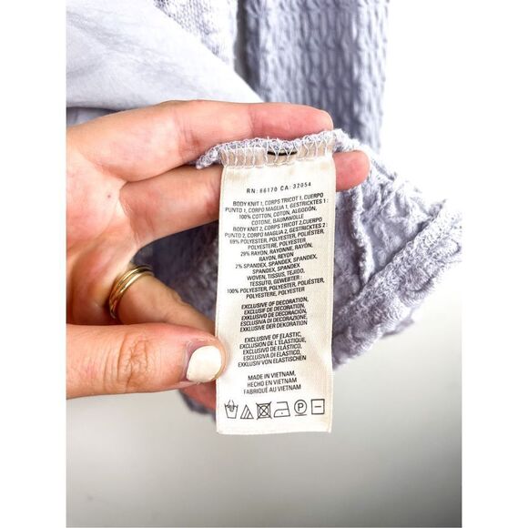 Anthropologie Meadow Rue Arianell smocked gathered top Size S - Picture 5 of 9